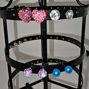 U Pick Colorful Stud Earring Set of 4